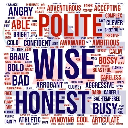 Adjectives of personality