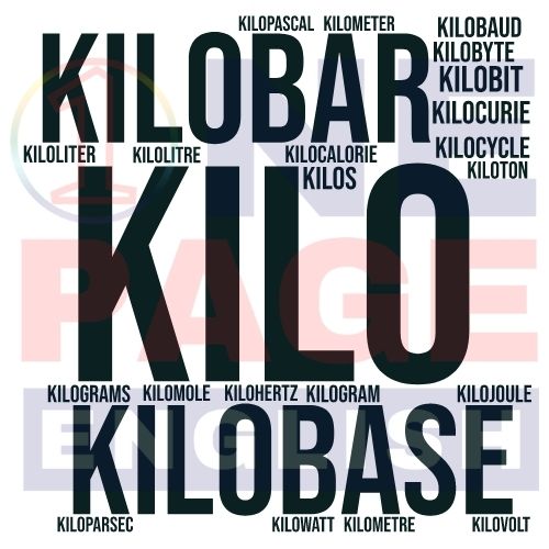 Prefixes Kilo